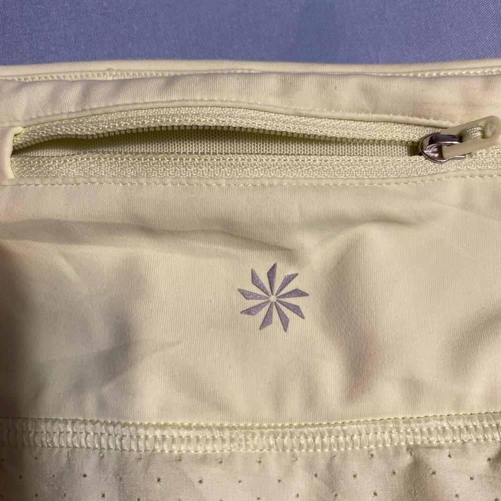 Athleta Run Yellow Athletic Shorts High-Waisted Stretch - Picture 13 of 16
